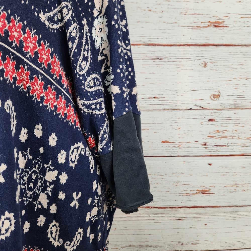 FREE PEOPLE Pieced With Paisley Tunic size M/L - Picture 8 of 10